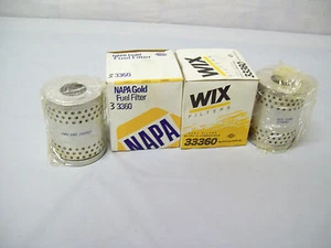 FILTRO DE COMBUSTIBLE WIX O NAPA 33360 ESTUCHE ALIS CHALMERS CAMIONES GM DETROIT DIÉSEL - Imagen 1 de 6