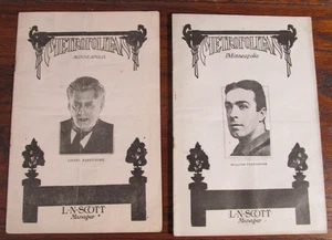 2 Vtg 1919 Metropolitan Theatre Minneapolis Programs Lionel Barrymore /Faversham - Picture 1 of 15