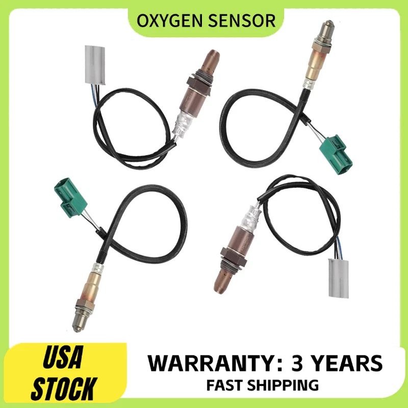 For 2007-2013 Nissan Pathfinder Infiniti QX56 5.6L V8 4PCS Up+Down Oxygen Sensor Foto 1 de 4