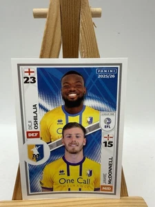 PANINI EFL 2025 - 26  STICKER Oshilaja/McDonnell Mansfield Town #593 - Picture 1 of 4