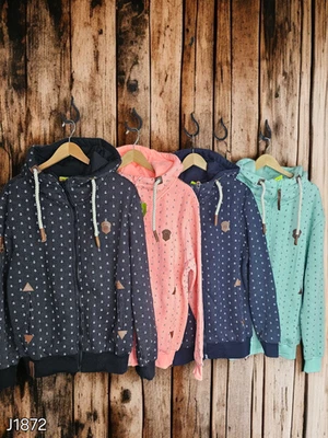 Unisex Sweatjacke mit Kapuze innen mit Fleece gefüttert 🍂Gr.3XL bis 7XL🍂 J1872 - Bild 1 von 4