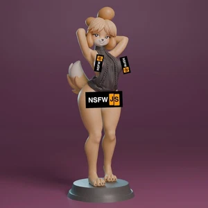 Figura de resina 1/24 Isabelle Girl NSFW perro modelo modelo kit sin pintar sin montar - Imagen 1 de 1