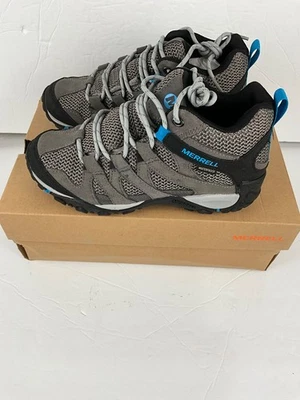 Merrell Alverstone Mid Waterproof Hiking Boots- Charcoal/Tahoe- Women’s Size 6.5 - Image 1 of 4