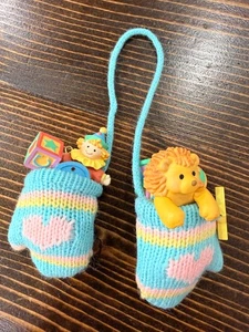 Hallmark Keepsake Ornament Grandson's First Christmas 1991 Mittens - Picture 1 of 7