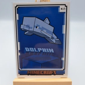 Panini Minecraft Mojang Trading card - Dolphin #15 - Picture 1 of 2