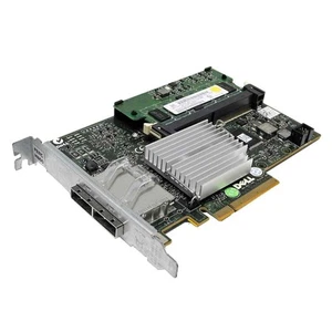DELL PowerEdge PERC H800 6Gb/s 1GB PCI-Express x8 SAS RAID Controller 0N743J 087 - Afbeelding 1 van 3