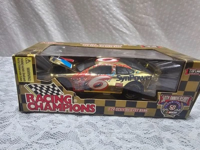 Racing Champions 50 Aniversario NASCAR Oro 1:24 Die Cast Stock Car #6 Limited Foto 1 de 4