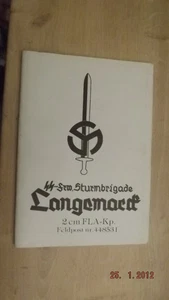 GC Livret La Sturmbrigade Langemarck  ex Legion Flamande - Picture 1 of 1