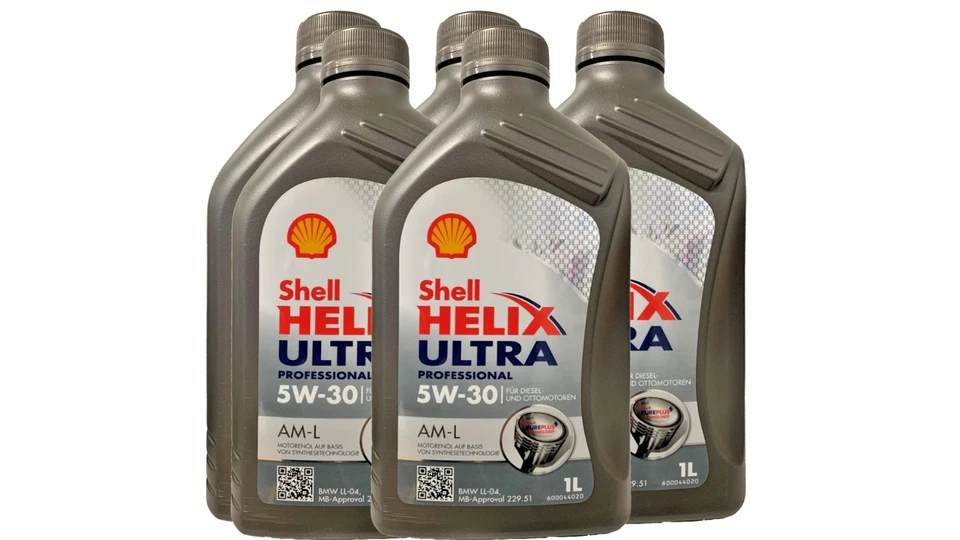 Shell Helix Ultra Professional  AM-L  5W-30 Motoröl 5x1  BMW LL04 MB 229.51 - Bild 1 von 3