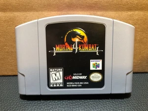 MORTAL KOMBAT 4 GAME N64 GOOD CONDITION - Picture 1 of 6