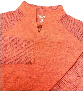 Suéter para mujer Mountain Hardware naranja mezcla de lana acanalado manga larga L - Imagen 1 de 7