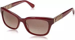 Kate Spade Johanna 2/S LHF 53mm Women's Sunglasses Burgundy Brown Gradient NWT - Picture 1 of 5