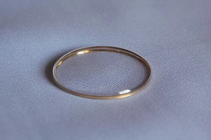 Plastic armed glass gold ring Vetro armato dorato n° 322 diametro 32.2mm NOS - Picture 1 of 1