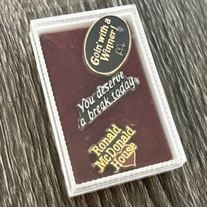Vintage McDonalds Ronald McDonald House Lapel Pins - Nice Collectible Set of 3! - Picture 1 of 3