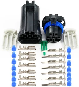 Delphi Metri-Pack 280 Series 7-Conductor Connector w/10-12 AWG Tangless Terminal - Picture 1 of 7