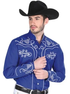 Camisa Charra Manga L (Spcls) Montenegro 55% Algodón 45% Poliéster ID 33790 - Imagen 1 de 1