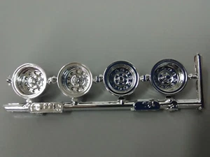 1984 GMC 4x4 Pickup Truck 1/25 Chrome Centerline style rim wheels model car part - Picture 1 of 2