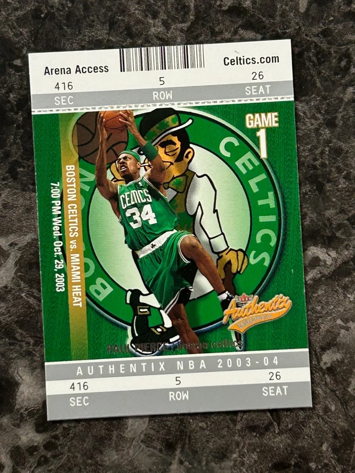 2003-04 Fleer Authentix Paul Pierce @QP03 - Image 1 of 1