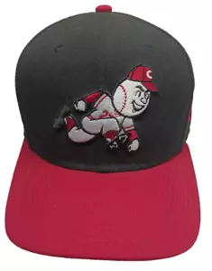 CINCINATI REDS MR. RED MASCOT NEW ERA 59 COOPERSTOWN COLLECTION CAP STRAPBACK - Picture 1 of 10