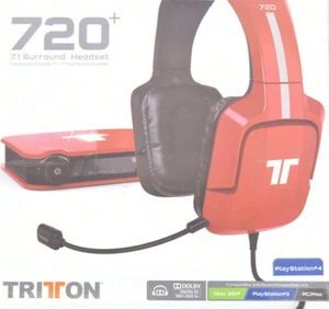 Auriculares MAD CATZ Tritton 720+ 7.1 Surround PS5 PS4 Xbox PC Mac auriculares rojo /1 - Imagen 1 de 11