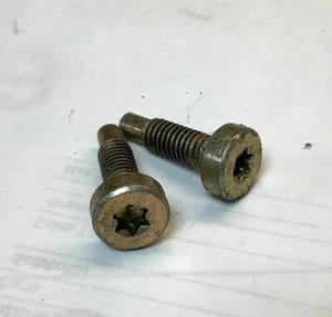 1992 & UP F-150 F-250 E-150 STEERING COLUMN SHIFT TUBE BRACKET BOLTS PAIR USED - Picture 1 of 1