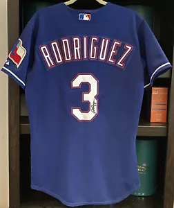 Alex Rodriguez autographed jersey Texas Rangers 100% Authentic MLB Baseball #3 - Picture 1 of 4