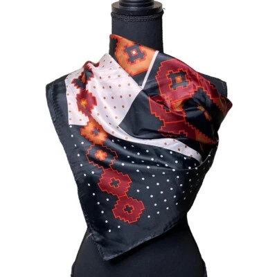 Pañuelo vintage años 70 estampado pañuelo corbata corbata  Foto 1 de 4