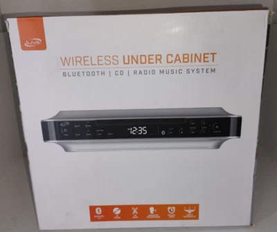 Under Cabinet Wireless Bluetooth, CD, FM Radio Music System-IKBC384S By iLive - Image 1 of 4