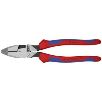 KNIPEX High Leverage Lineman Pliers Ultra Cutting Power Ergonomic Design - Image 1 of 4