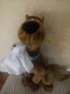 NWT Scooby Doo W/Ghost Cartoon Network Plush Toy 16" Tall - Picture 1 of 9