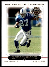 2005 Topps Reggie Wayne Football Cards #119