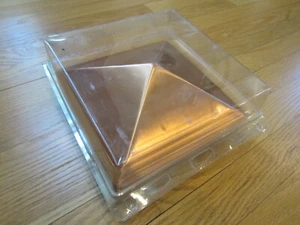 Victoria Copper High Point Pyramid Deck Post Cap 6x6 Wood Post - Picture 1 of 5