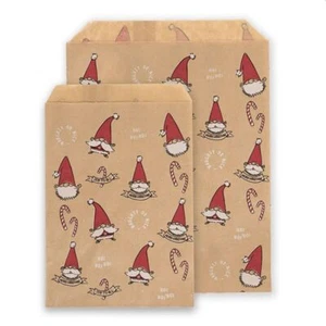 Smiling Santa Brown Christmas Counter Bags - Picture 1 of 3