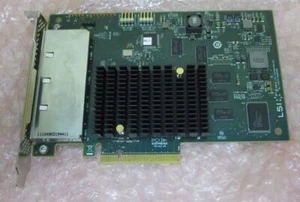 LSI 9201-16E 6G 16-lane external SAS HBA IT Mode ZFS FreeNAS unRAID NoROM - Photo 1/4