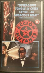 Action Mutants VHS Accion Mutante 1993 Comedy Sci Fi Rare Film Cult - Picture 1 of 1