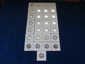 Komplettsatz 29 Silber PP Roosevelt Dimes 1992er-2020er Jahre - Gem Proof Qualität - Bild 1 von 12