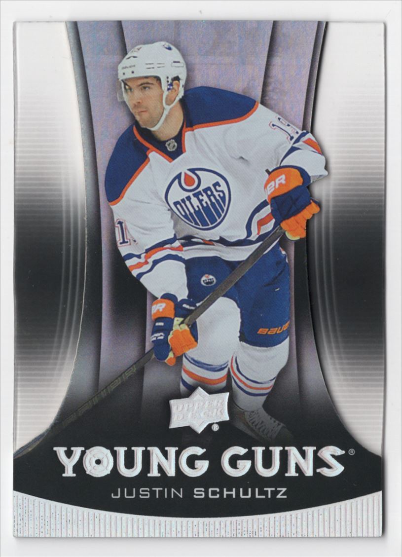 2013-14 Upper Deck Young Guns ACETATE Justin Schultz Rookie Edmonton Oilers #240