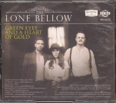 The Lone Bellow Green Eyes and a Heart of Gold RARE promo CD single w/ radio mix - Image 1 of 2