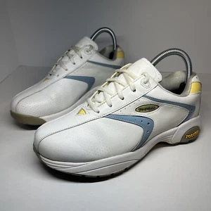 Botines de golf FootJoy para mujer 8M eComfort zapatos de cuero blanco con cordones - 98565 - Imagen 1 de 14