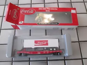 athearn ready to roll COCA-COLA 50 foot flat car with trailer load HO scale / - Picture 1 of 8