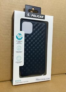 Étui Pelican iPhone XS Max noir - Pelican Rogue Series style gaufre mince