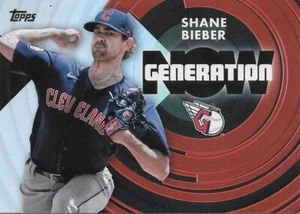 2022 Topps Series 1 SHANE BIEBER Generation Now - CLEVELAND GUARDIANS - #GN-13 - Imagen 1 de 1