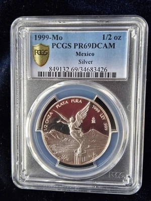 1999 1/2 oz  LIBERTAD  PCGS Pr-69 - Image 1 of 2