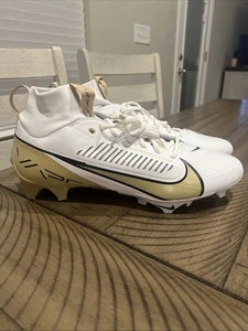 Nike Vapor Edge Pro 360 2 TB Football Cleats White/Gold FN7759-109 Size 13 - Picture 1 of 8