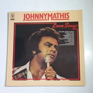 vintage Johnny Mathis "Love Songs" Vinyl LP Album (1976) CBS - Picture 1 of 9