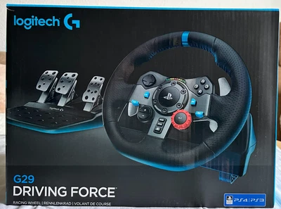 PS4 Logitech G29 Driving Force Racing Wheel Lenkrad Playstation 4 komplett OVP - Bild 1 von 4