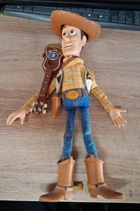 Vintage Disney Pixar Woody Toy Story 32 cm avec guitare 2001 - Picture 1 of 4