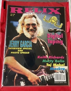 Relix Music Magazine Apr 1993 Vol 20 No 2 Jerry Garcia Keith Richards - Picture 1 of 1