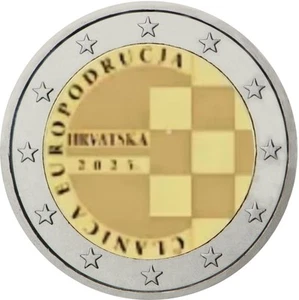 Croazia 2023 2 € Euro Commemorativi Introduzione Dell'Euro In Croazia - Foto 1 di 1