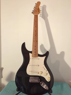 Behringer Stratocaster - Black Electric Guitar w/ Gig Bag - Image 1 of 4